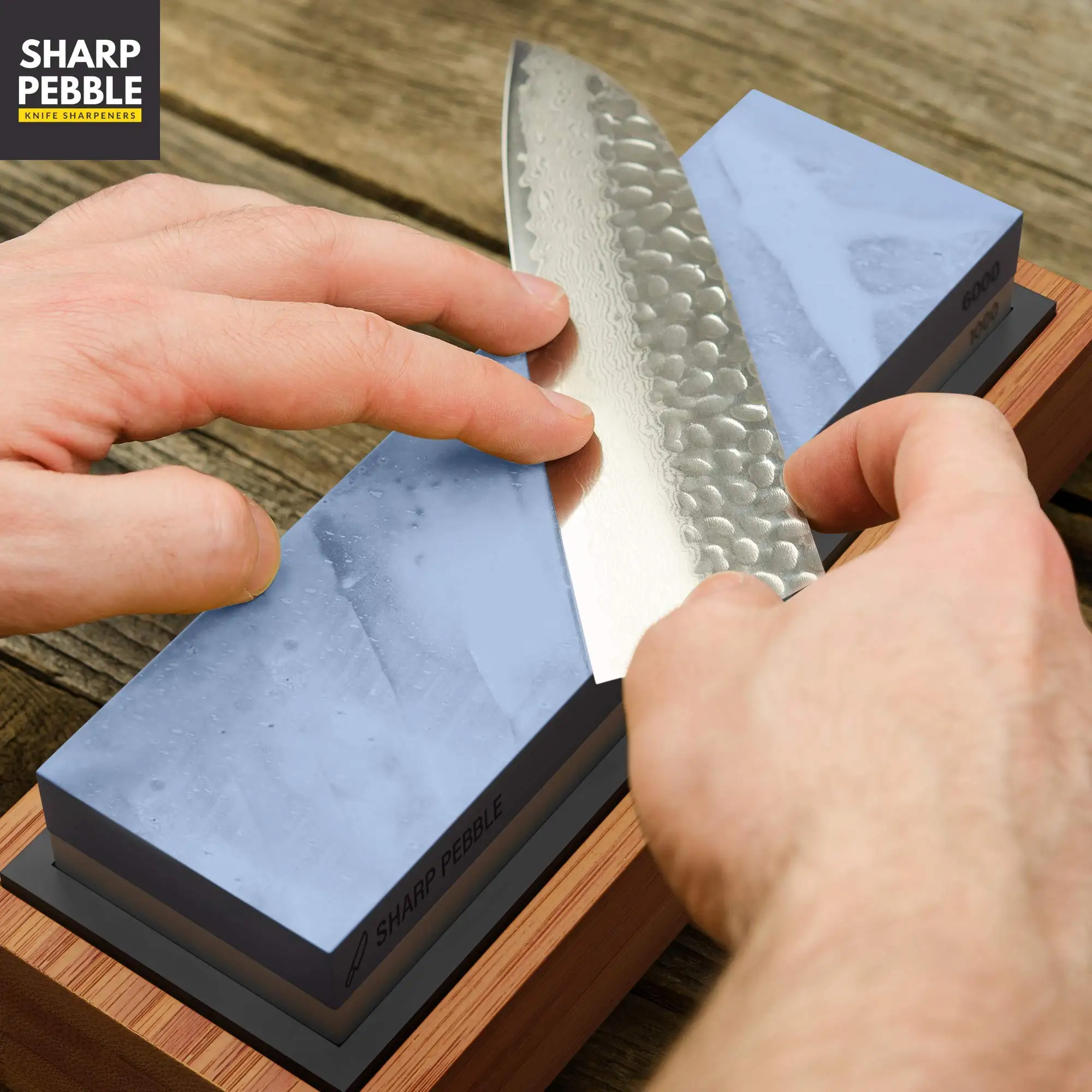 Sharp Pebble Premium Whetstone Knife Sharpening Stone 2 Side Grit -FREE  SHIPPING