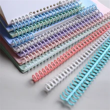 

2pcs Cropable 30-hole Binding Strip for Hand Account DIY Documents Paper Organizers 12mm Binder Clip School Office Supplies