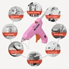 70W Hot Melt Glue Gun With 7MM Transparent Glue Stick Mini Gun Home Electric Heat Temperature Gun Repair Tool Special Stick Set 2