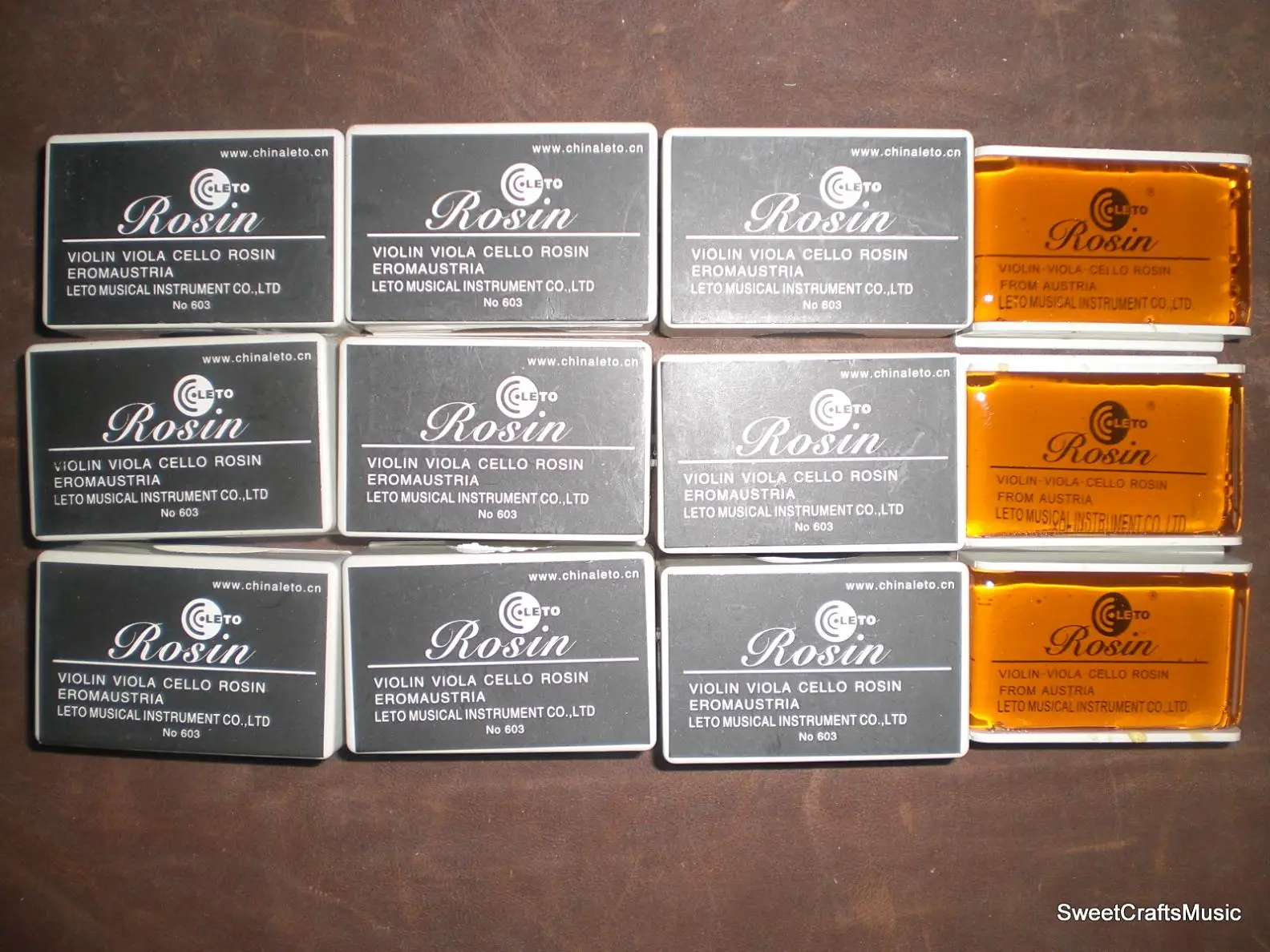 Rosin Resin for Bowed Strings 25 PCs Student Violin rosin 603#