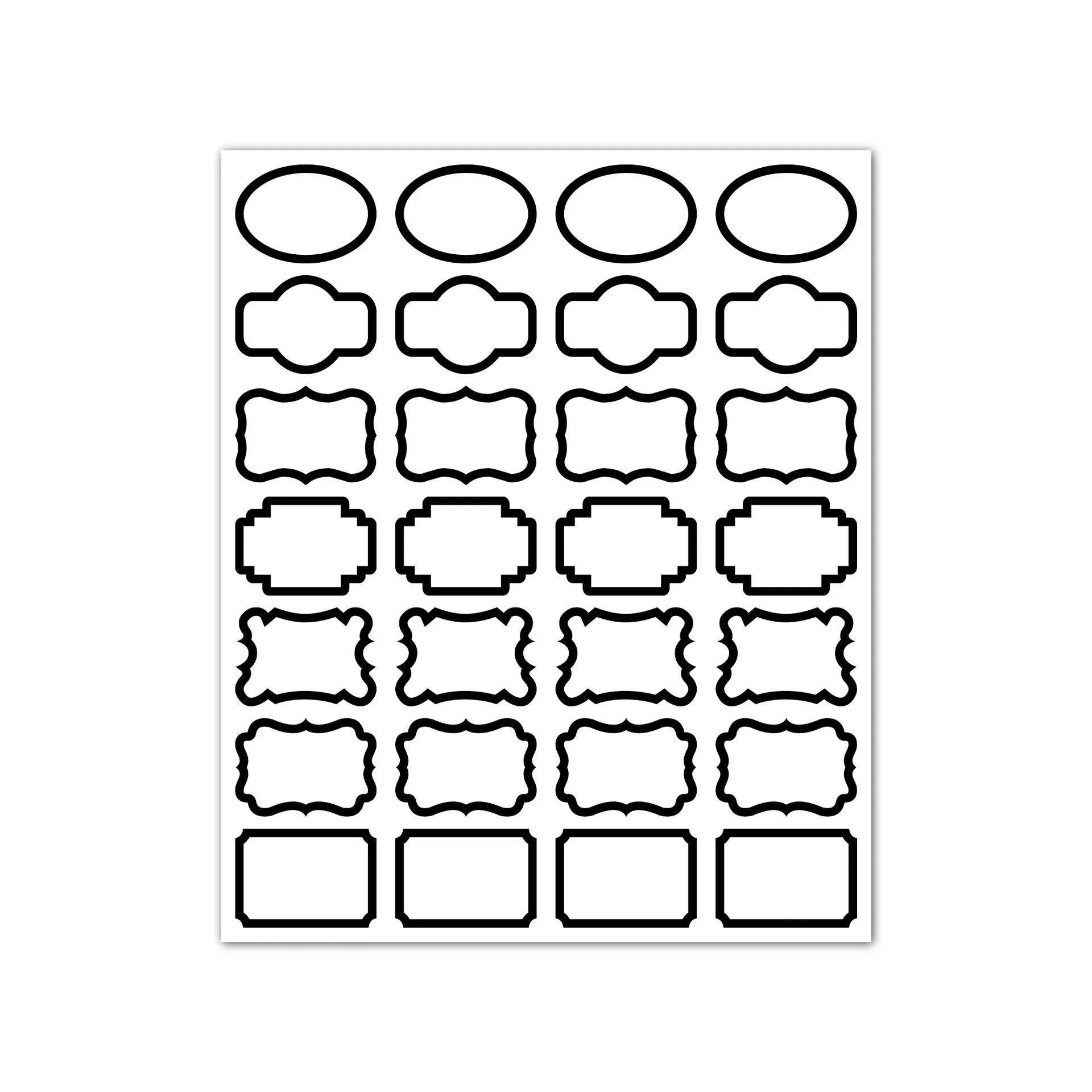 Description Picture 4 of itemPVC Handwritten Transparent Removable Waterproof Oil-proof Label Sticker Spice Bottle Seasoning Jar Self-adhesive Label Sticker