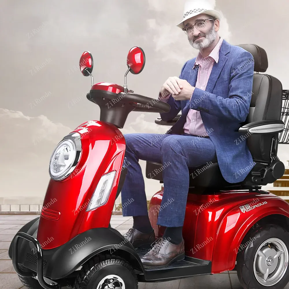 Y 500W Four Wheel Electric Car Lithium Battery48V / 20AH Electric Motorcycle for Adults / Disabled
