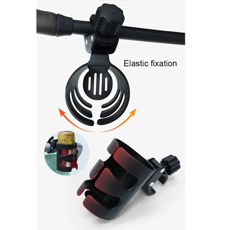 Baby Stroller Cup Holder Universal 360 Rotatable Drink Bottle Rack for Pram Pushchair Wheelchair