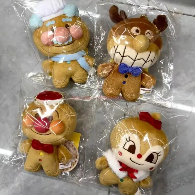 카유 안판맨 진저브레드맨 귀여운 인형 키체인 크리스마스 시리즈 블라인드 박스 잼 삼촌 레드 요정 어린이 선물