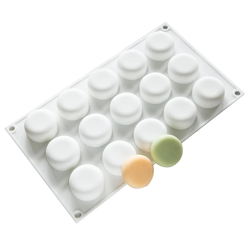 15-hole Round Silicone Mold DIY Handmade Soap Molds