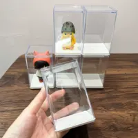 For Pop Mart Box Storage Display Stand Acrylic Figure Display Box Dustproof Model Collection Cabinet Building Block Model Clear 2