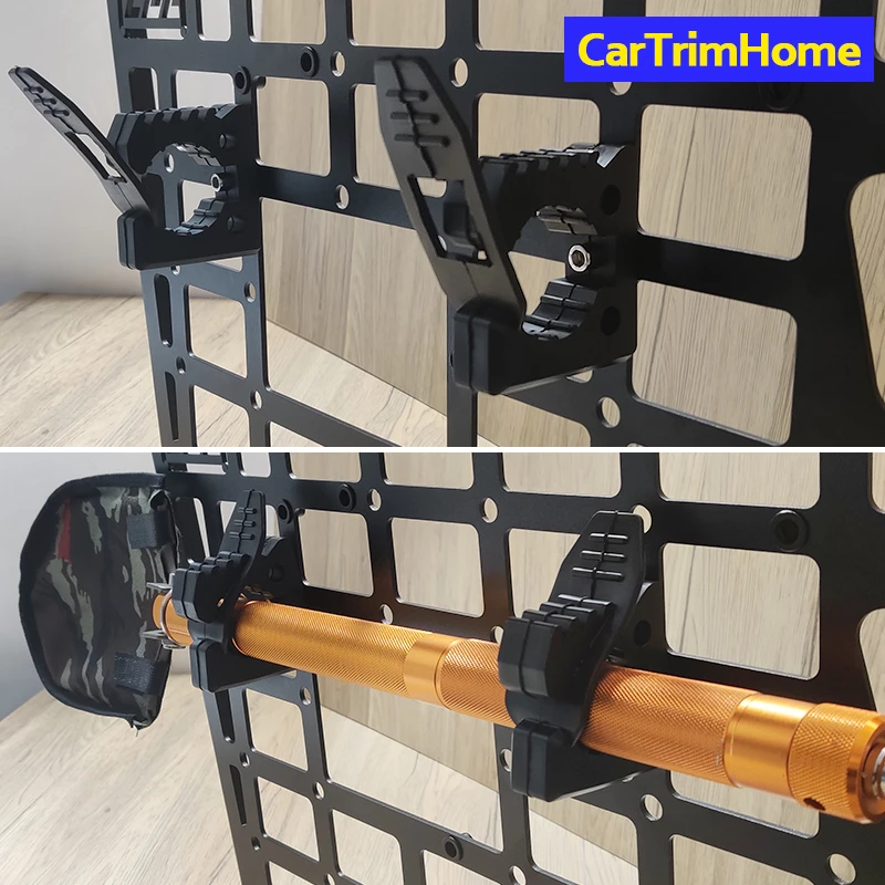 MOLLE storage panel quick fist mount clamps bundle Fixed buckle rubber