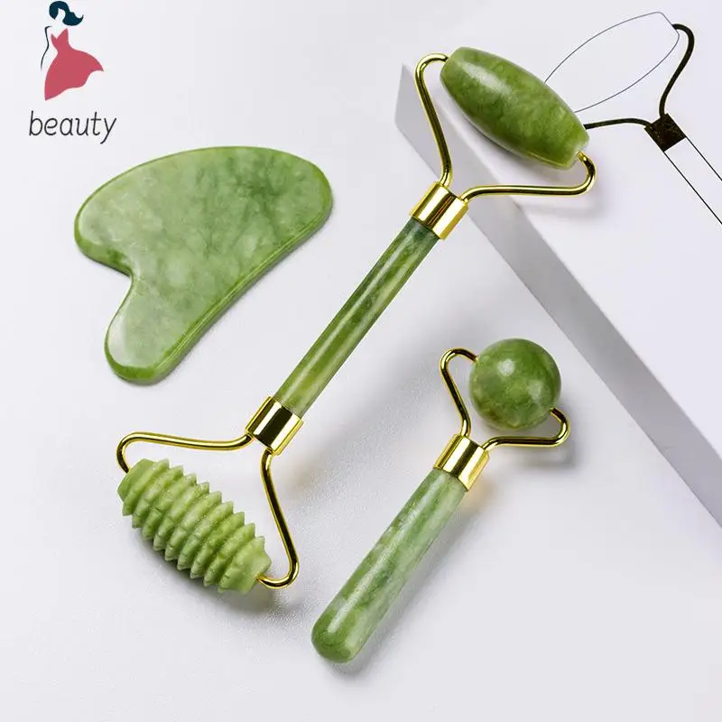 

Natural Massager For Face Gouache Scraper For Face Massager Jade Roller Guasha Scraper For Face Microniddle Roller Face Gua Sha