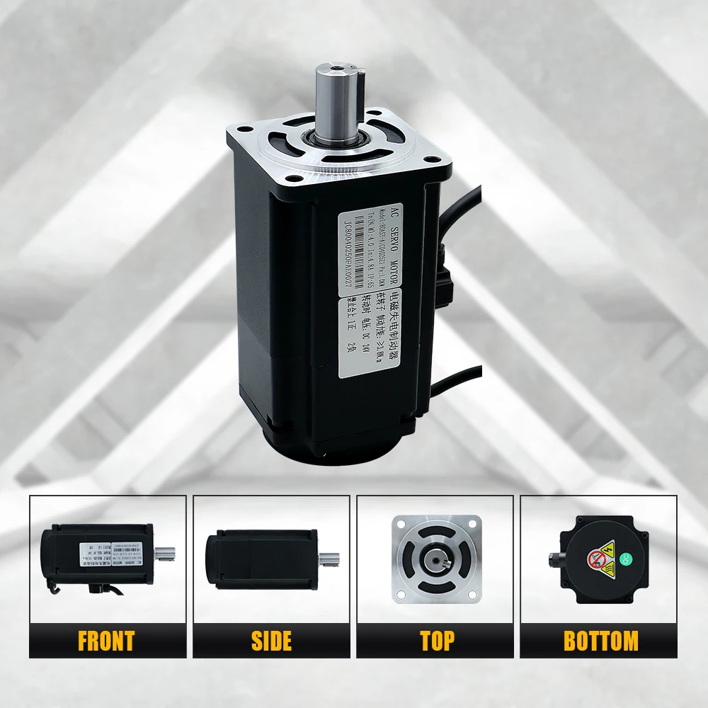 CNC 조각기용 서보 모터 400w 600w 750w 1000w 서보 드라이버 17 비트 앱솔루트 인코더 AC220V 1.27Nm-3.8Nm 543ozin, 인기 판매