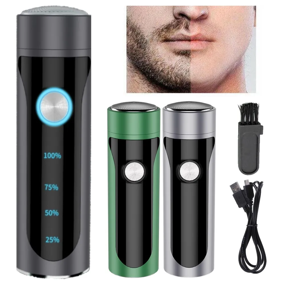 

Portable Electric Shaver Manufacturer Nose Hair Maker Wholesale Gift Beard Knife Hair Mini Razor chargeable LED Display