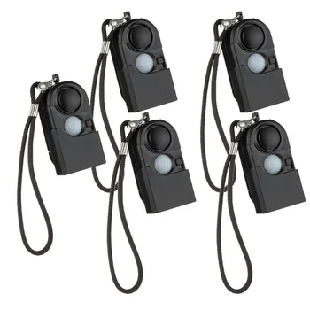 캠핑 여행 휴대용 미니 PIR 적외선 모션 센서 감지기 알람 120dB 무선 홈 보안 도난 방지, 드롭 배송