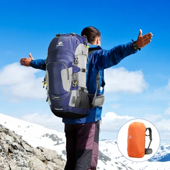 Waterproof Hiking Backpack with Rain Cover 6