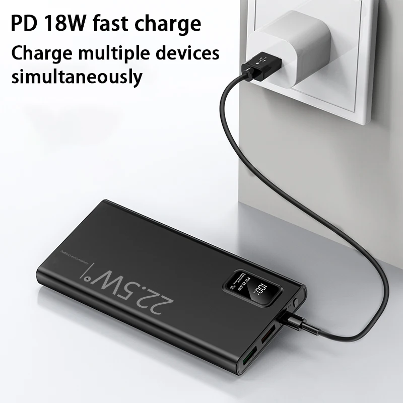 10000mAh Fast Charge Mobile Power Bank