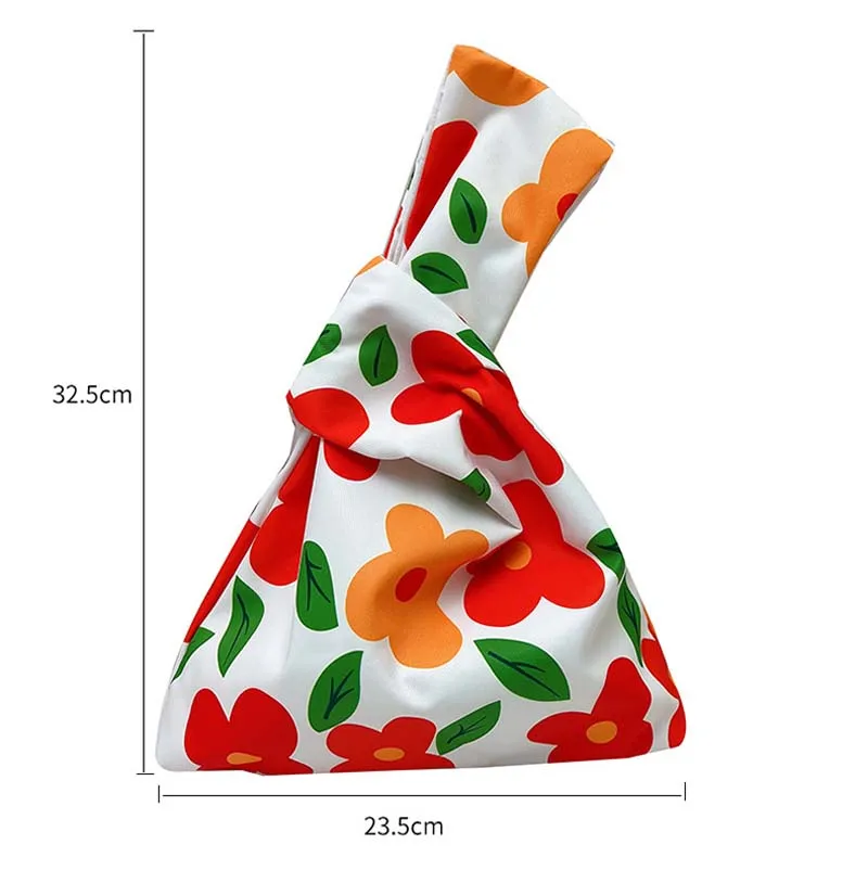 Women Shoulder Bag Flower Mini Portable Knot Wrist Bag Simple Purses Handbags Shopping Phone Key Pouch Coin Purses women shoulder bag women evening bag