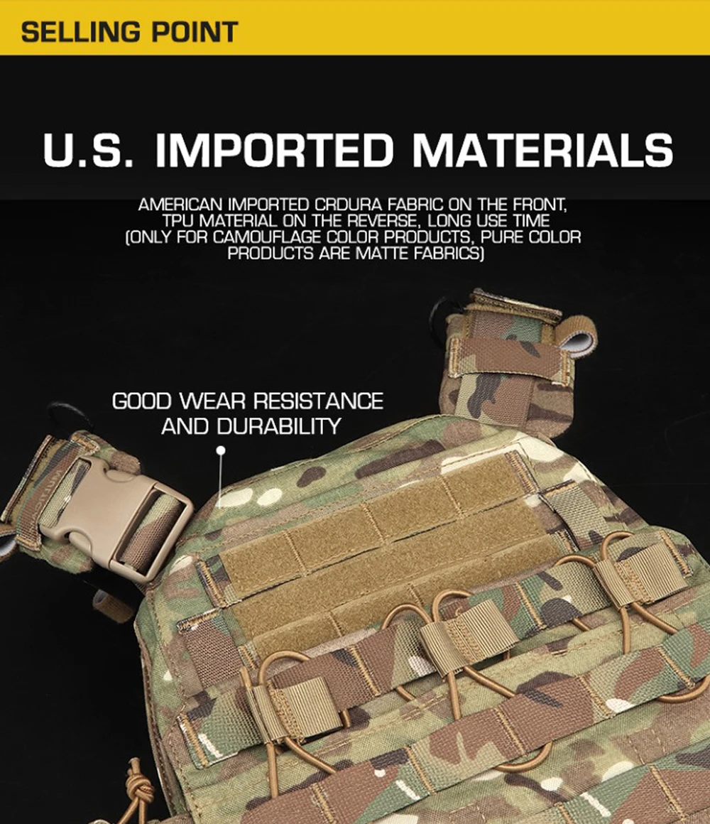 Taktische CPC Weste Kirsche Platte Träger Heavy Duty MOLLE Quick Release Outdoor Jagd Schießen Airsoft Weste Körper Rüstung Ausrüstung – Detail 4