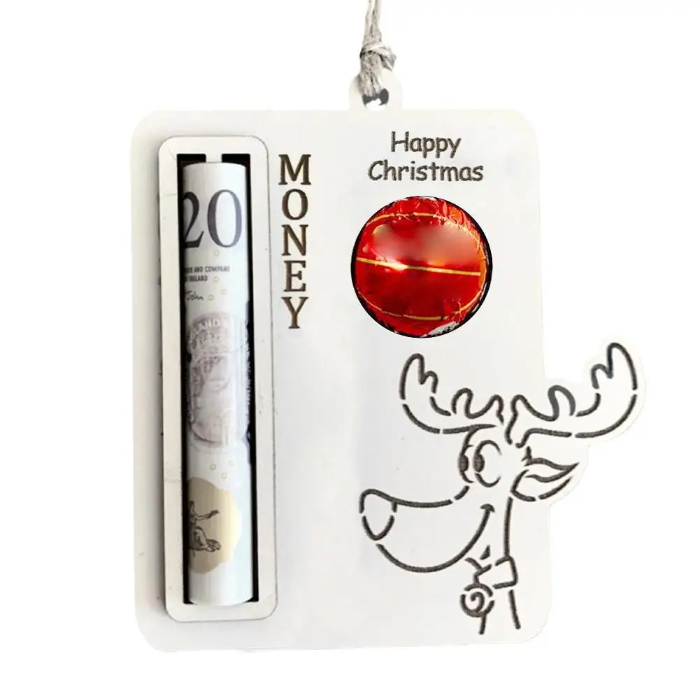 thumbnail image 1 of Colgante de campana de madera para decoración navideña, colgante de árbol de Navidad para el hogar, regalos de Navidad, Año Nuevo 2023, 1 of 5