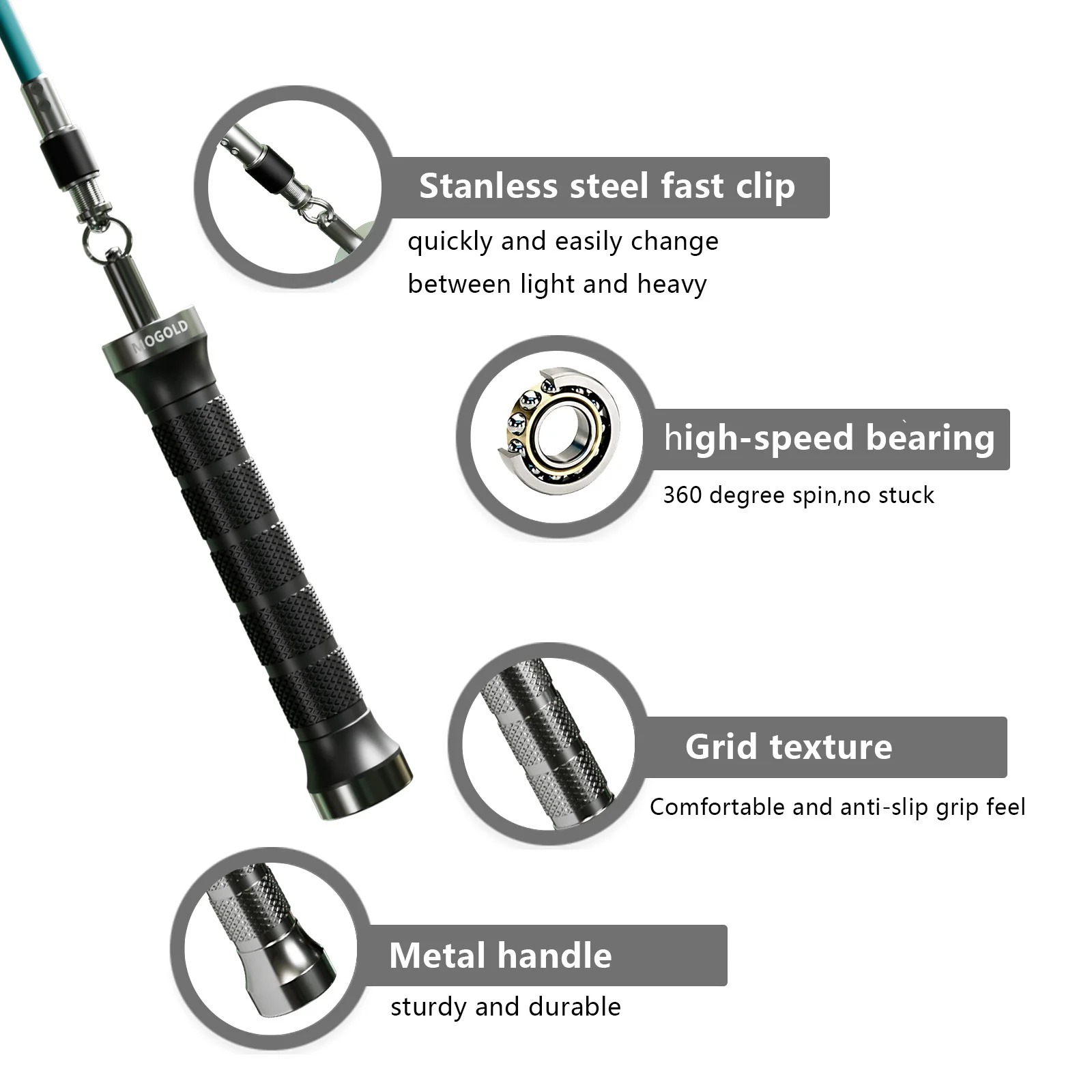 High-Speed Quick-Snap Jump Rope 4