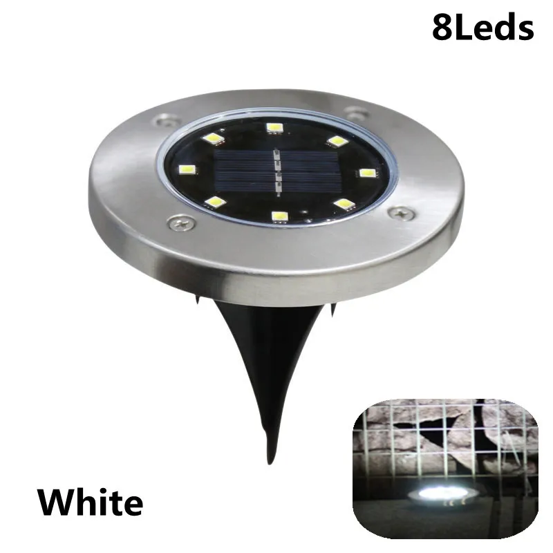 solar deck lights 8/16 LEDs Solar Led Light Outdoor Lawn Yard Buried Solar Light Waterproof PathWay Floor Under Ground Spot Lamp Garden Decoration solar lights for sale Solar Lamps