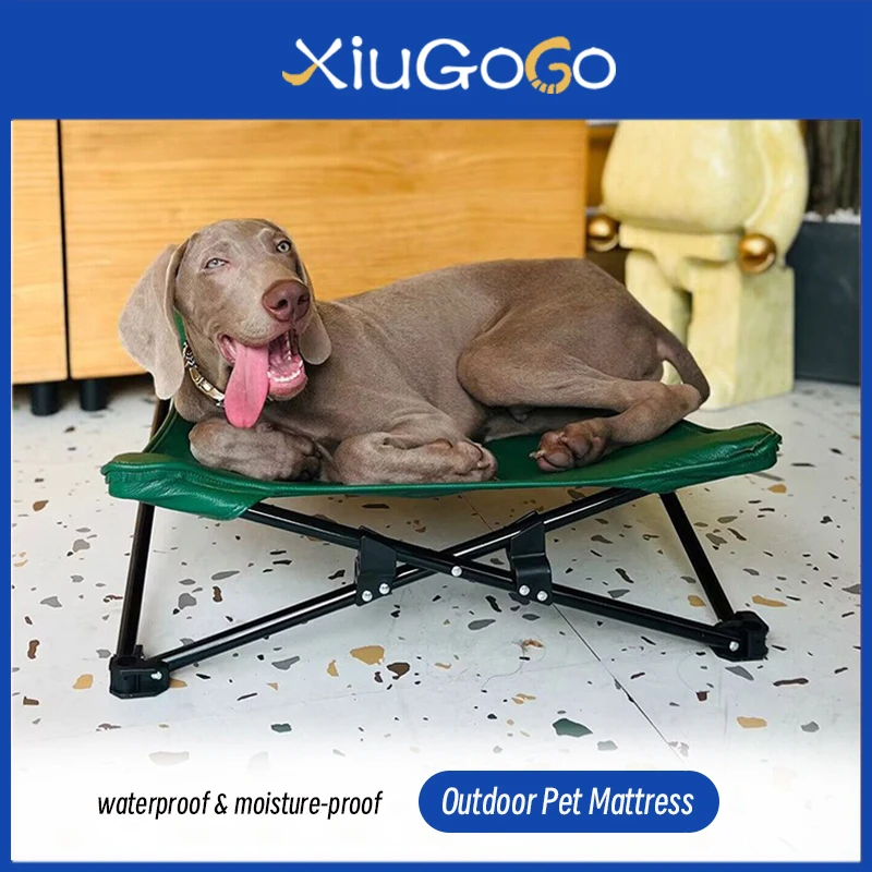 2023SummerOutdoorCampingTravelWaterproofGrainLeatherPetBed