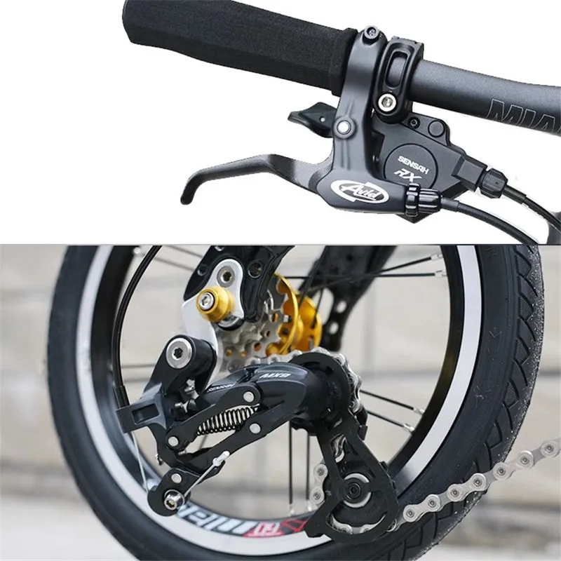 SENSAH MX9 412 Folding Bike 3 Speed Rear Derailleur Front Shift