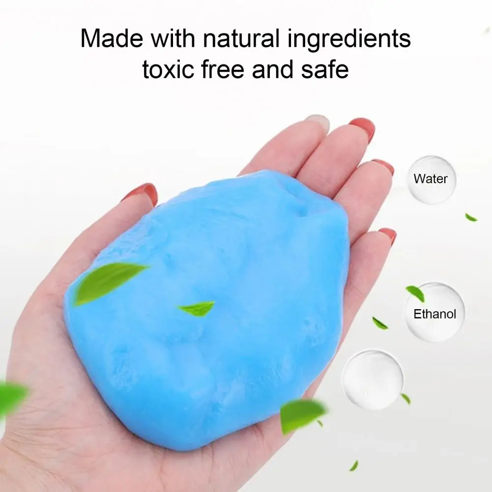 

Great Clean Glue Convenient Dust Remover Tool Mud Gel Slimy Eco-friendly Dust Clean Glue for Car Vent