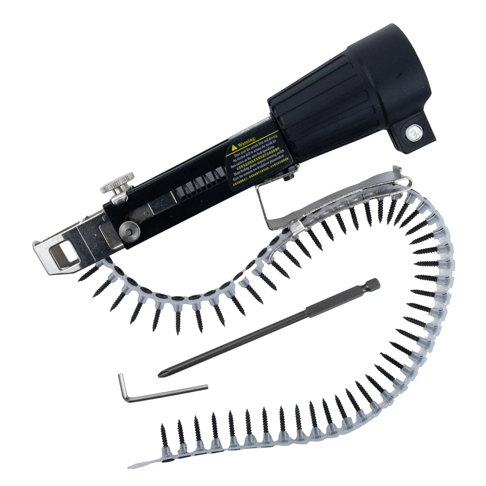 

Metal Drill Chain With Screwdriver Head Electric Drill Screw Tightening Equipment Multipurpose Chain Nail Adapter For Wood Board