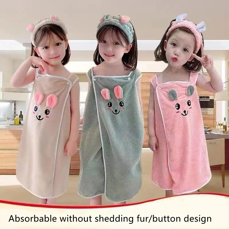 Premium-children-s-bath-towel-High-end-children-s-slip-dress-Soft-Towel ...