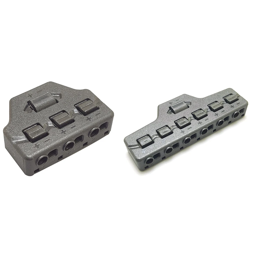 Description Picture 5 of item3/6Ports Out Line Splitter Quick Connect Low Voltage Wire Splitter Distribution Block For Lighting Led Strip Connection Terminal