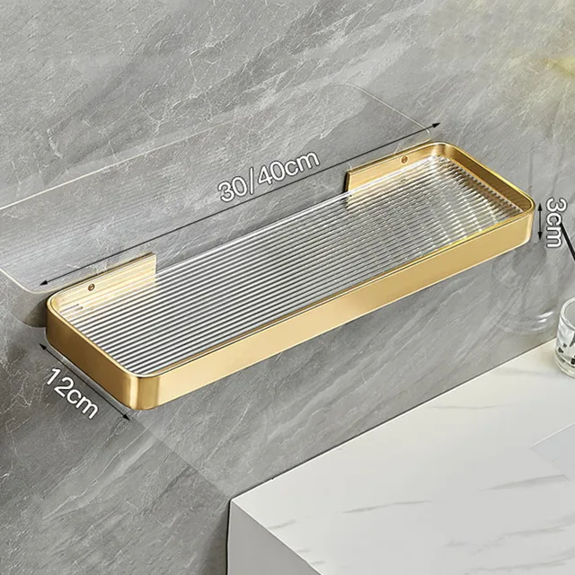 Mensola Angolare Da Bagno In Acciaio Inox - 30cm Argento Per Doccia, Cucina O Camera - Foto 4