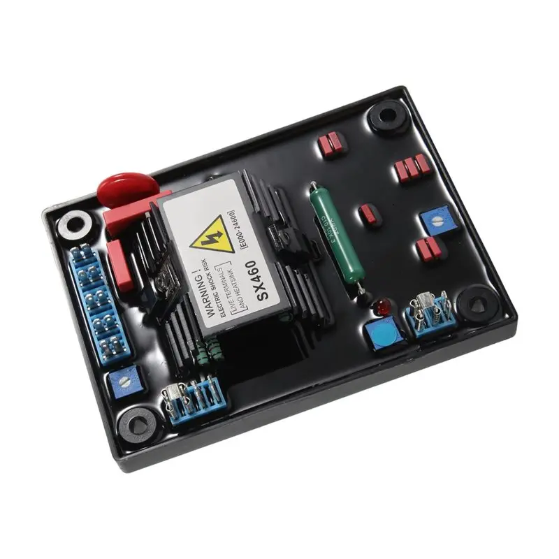 AVR SX460-A SX 460-A 460 레드 커패시터 소프트 글루 포함 더 나은 품질의 액세서리 발전기용 자동 전압 조정기