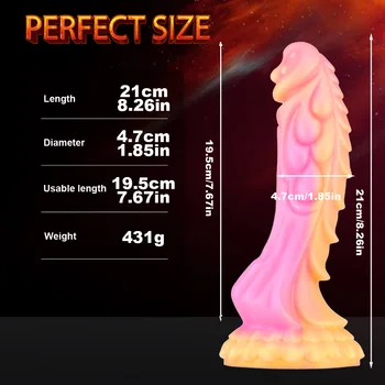 Realistic Dildo Big Animal Penis Silicone Red and Black Huge Monster Dragon Dildo Cock Anal Sex Toys for Men Women Couples 2