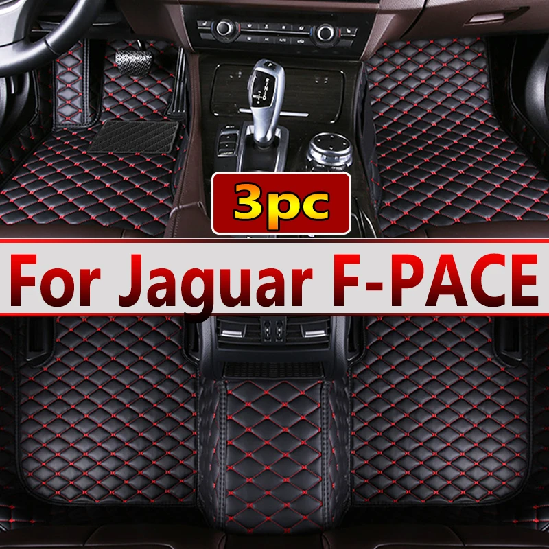 

Car Floor Mats For Jaguar F-PACE 2016 2017 2018 2019 2020 Custom Auto Foot Pads Automobile Carpet Cover Interior Accessories