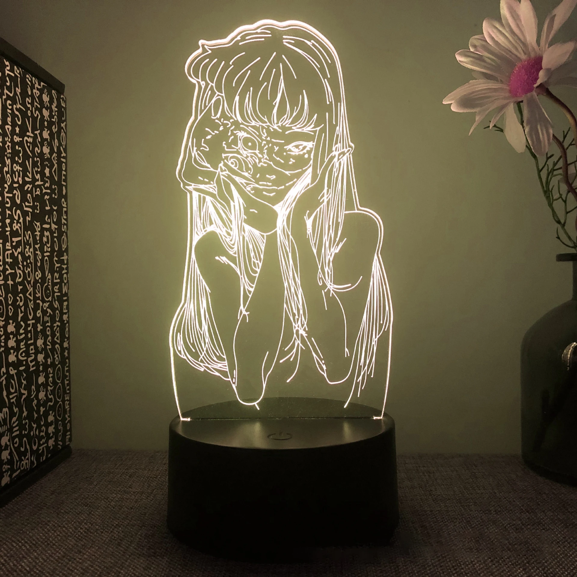 Anime 3d Lamp Junji Ito Collection Tomie for Bedroom Decor Junji Ito Nightlight Birthday Gift Manga Collection Action Figure Toy