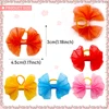 20pcs Lace Dog Bows Dog Hair Bows With Rubber Bands Butterfly Grooming Cute Boutique Gift Pet Bowknot For Puppy Cat Pet Headwear 3