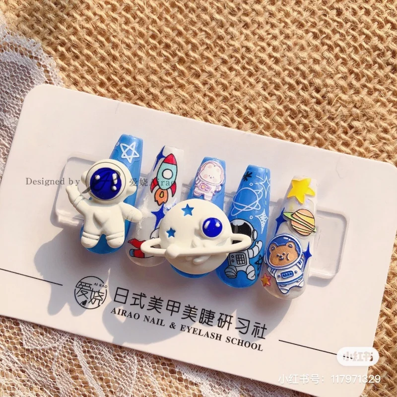 

[Meow.Sensei] Stickers Thin and Tough 720 Love Enchanting Cooperation Manicure Stickers Japanese Style Adhesive Nail Sticker Dre