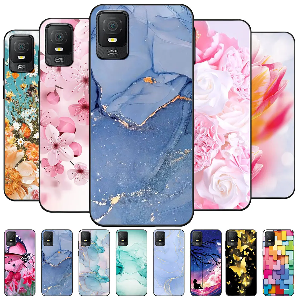 Custodia Per Tcl 403 Coque 6.0 "Tpu Soft Silicone Fashion Phone Funda Per Tcl 403 Custodia Tcl403 Copertura Paraurti Protettiva Capa Marble