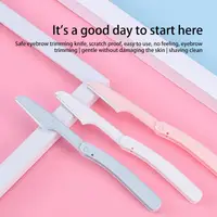 1/5/10/15pcs Eyebrow Trimmer Makeup Tools Foldable Eye Brow Razor Body Hair Face Safe Removal Shaver Blades Brow Shaping Knife 2