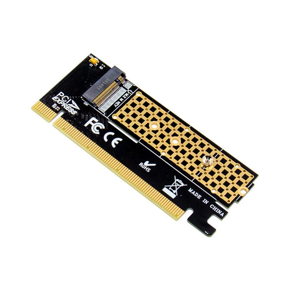 

1pcs M.2 to PCIE x16 Adapter Card Pci-e to m.2 Convert NVMe SSD Adaptor m2 M Key Interface PCI Express 3.0 x4 2230-2280 Size