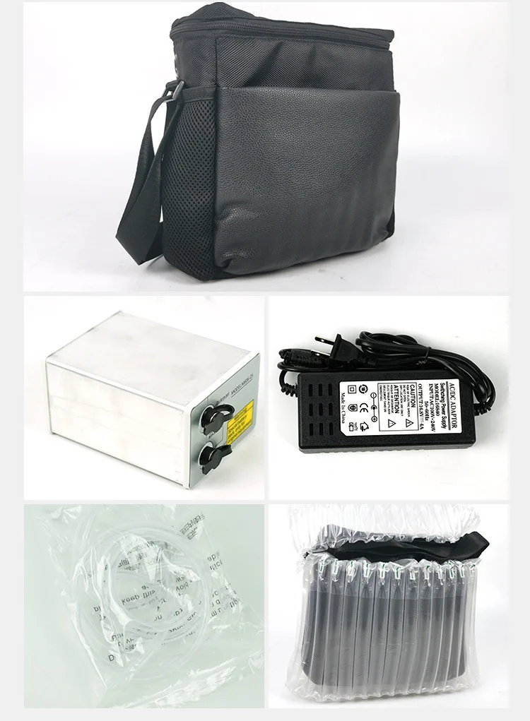 Portable Oxygen Enrichment Machine Pulse and Continuous Oxygen Concentrator Rechargeable Battery And Car Charger