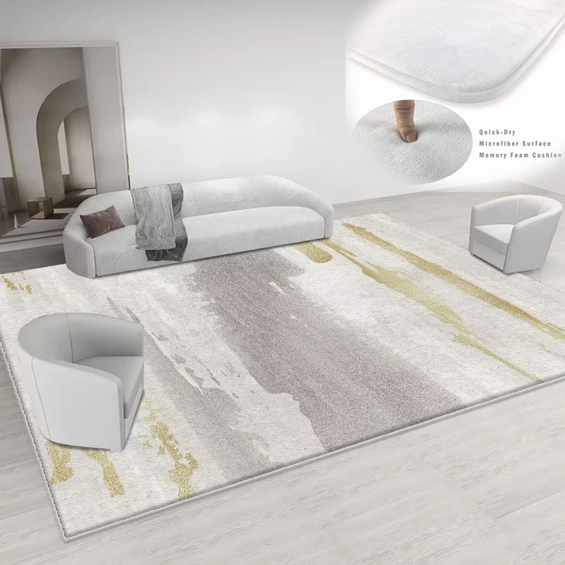 NordicStyleGeometricPrintedCarpetLivingRoomLargeAreaFloorMatsChildrensBedroom