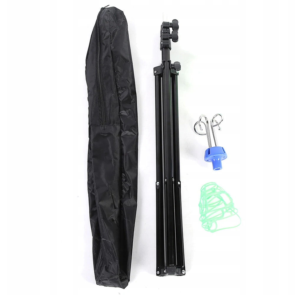 Portable IV Pole Drip Bag Stand Height Adjustable Foldable Pole Stand 4 Hooks 3 Legs Aluminum Alloy for Hospitals Clinics
