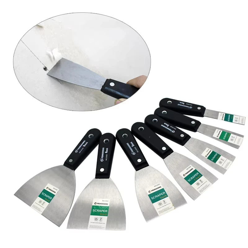 4/7pcs Putty Knife Set With Bag Scraper Blade 1" 1.5" 2-5" Wall Shovel High Carbon Steel Construction Tool Plastering Knife 2