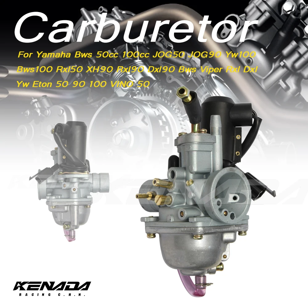 Carburatore Carb Per Yamaha Bws 50Cc 100Cc Jog50 Jog90 Yw100 Bws100 Rxl50 Xh90 Rxl90 Dxl90 Bws Viper Rxl Dxl Yw Eton 50 Vino 50