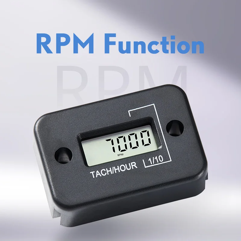 Tachometer Hour Meter ZSB-01/ 4or2 Waterproof LCD Display Stoke for Motorcycle ATV Snowmobile Marine Boat Ski Gasoline Engine tachometer gauge,engine tachometer,tachometer meter,engine hour meter