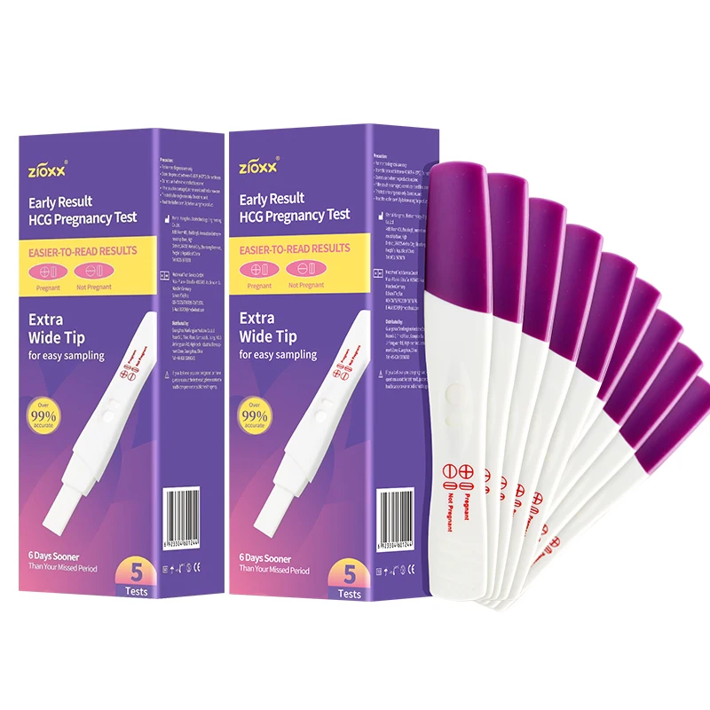 10PCS Tests HCG Pregnancy Early Test Kit for Pregnant Women Fertility Pregnancy Check Test Over 99% Accuracy pregnancy predictor test strip pregnancy test lot first response over 99% accuracy hcg pregnant stick quick rapid reliable 20pcs