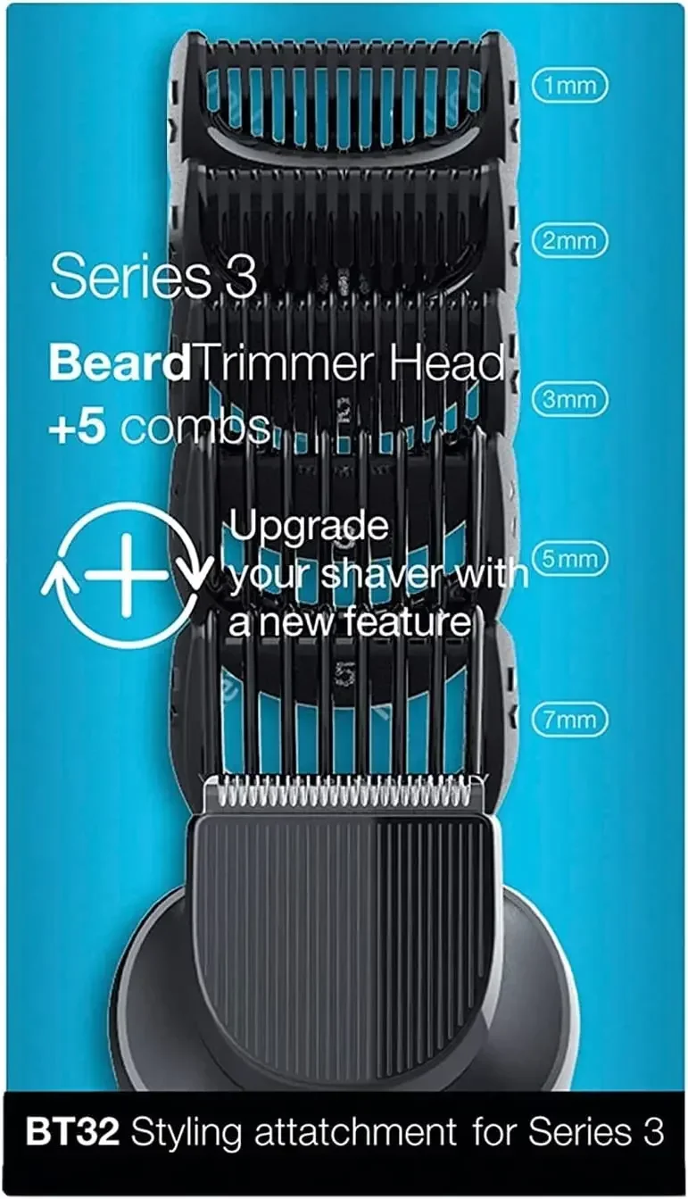 Electric Shaver Head Electric Shaver Blades Replacement Trimmer Head Attachment Compatible with Braun Series 3 Electric Shaver 300S 301S 310S 320S 330S 340S 360S 380S 3030S