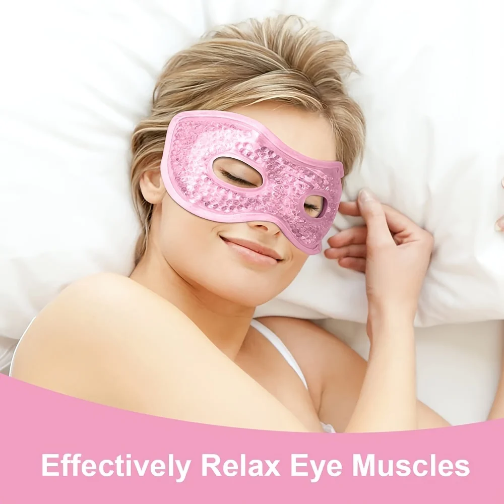 Eye Masks for Puffy Eyes Reusable Hot Cold Compress Gel Eye Mask Cooling Eye Mask for Swollen Eyes Dry Eyes Stress Skin Care