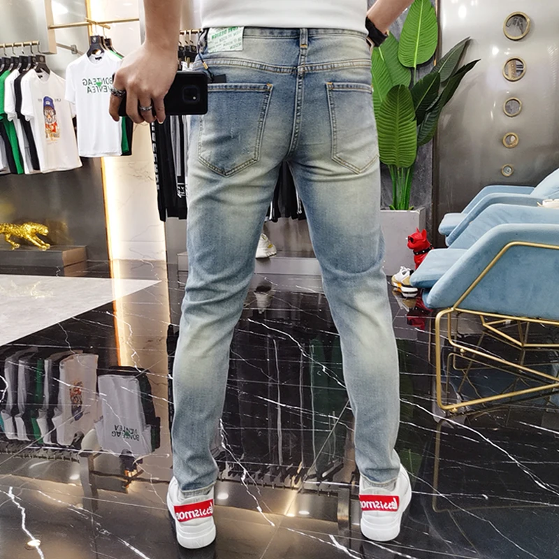 Pantalones Remangados Jeans Remangados Hombre Pantalones