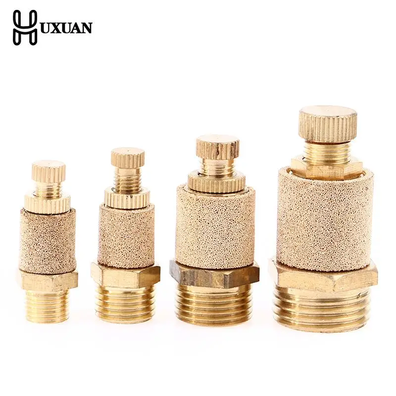 Пневматический латунный для глушителя выхлопного звука BSL M5 1/8 &quot1/4" 3/8 &quot1/2"