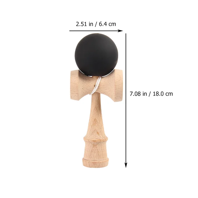 Wooden Toy Professional Skillful Juggling Ball Catch Ball in Cup Traditional Game Hand Eye Coordination Education  For Children 6